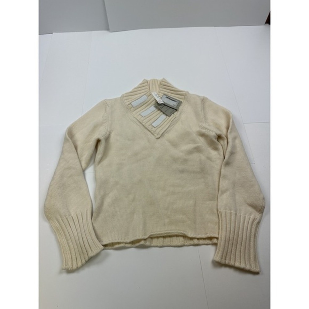 NWT Paolo‎ Rodesco Women's Wool Sweater Size Small Collared